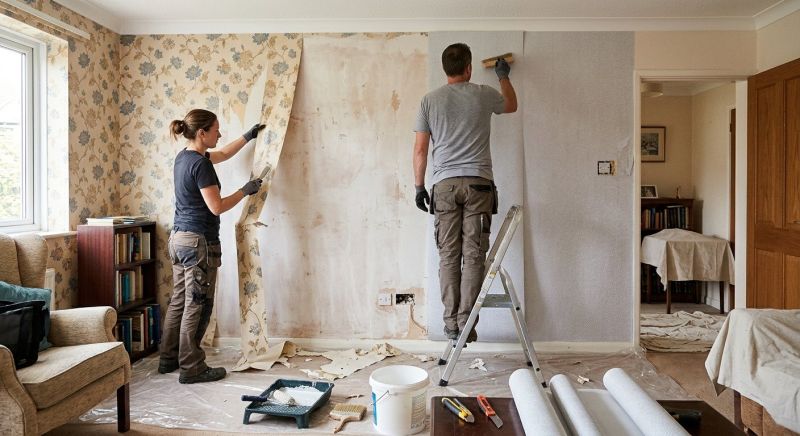Bedroom Wallpaper Installation in Kansas City, KS