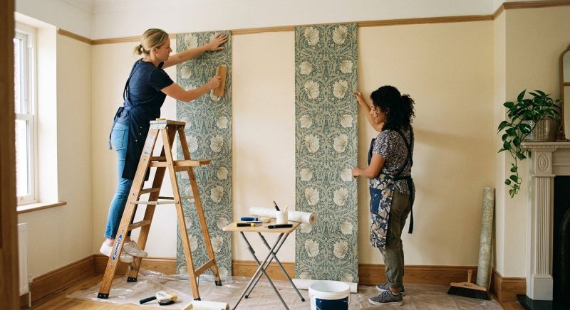 Commercial Wallpapering in Alpharetta, GA