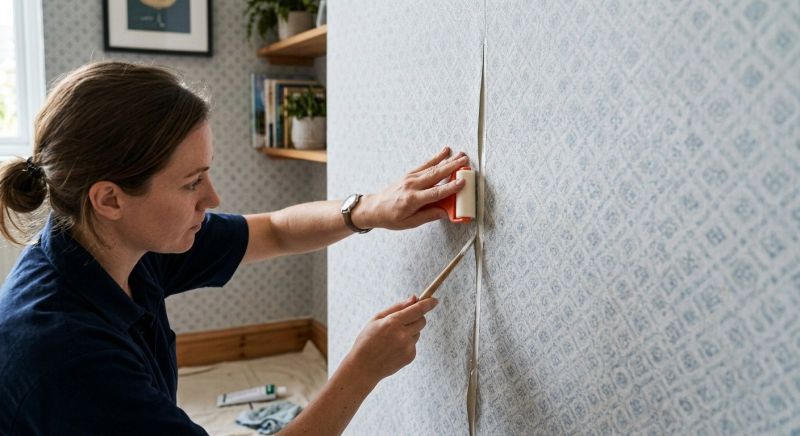 Wallpaper Seam Repair in Roswell, GA